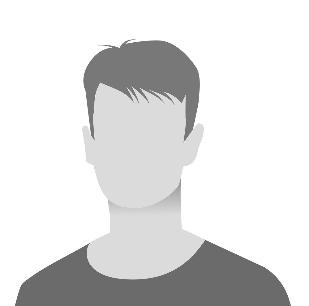 Default avatar photo placeholder icon. Grey profile picture. Man Default avatar photo placeholder. Grey profile picture icon. Man in t-shirt